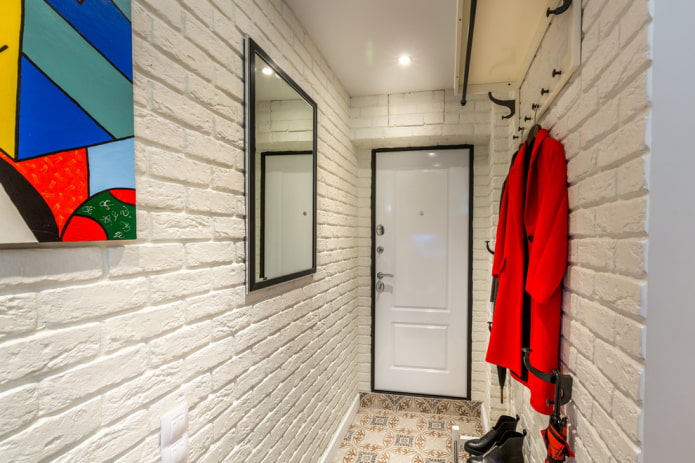 interno dell'ingresso in stile loft