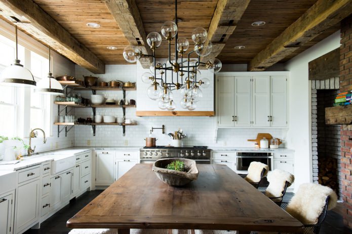 lampadario originale in stile loft