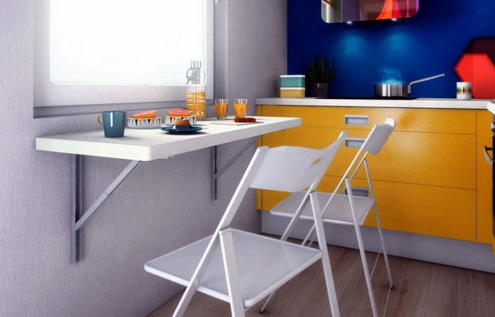 mobili trasformabili per una cucina-soggiorno di piccole dimensioni