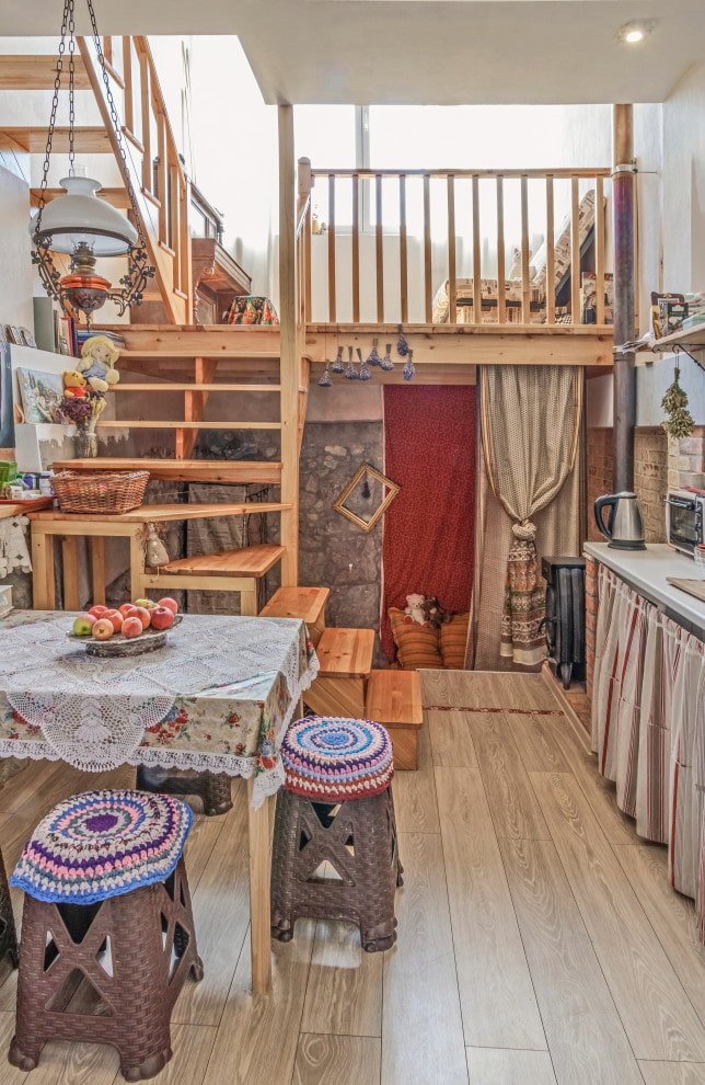 Cucina in una casa di campagna