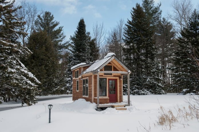 Casa in inverno