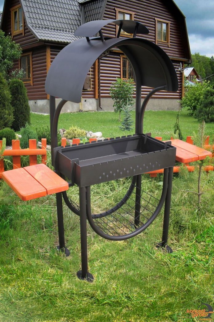 barbecue prefabbricato di grandi dimensioni