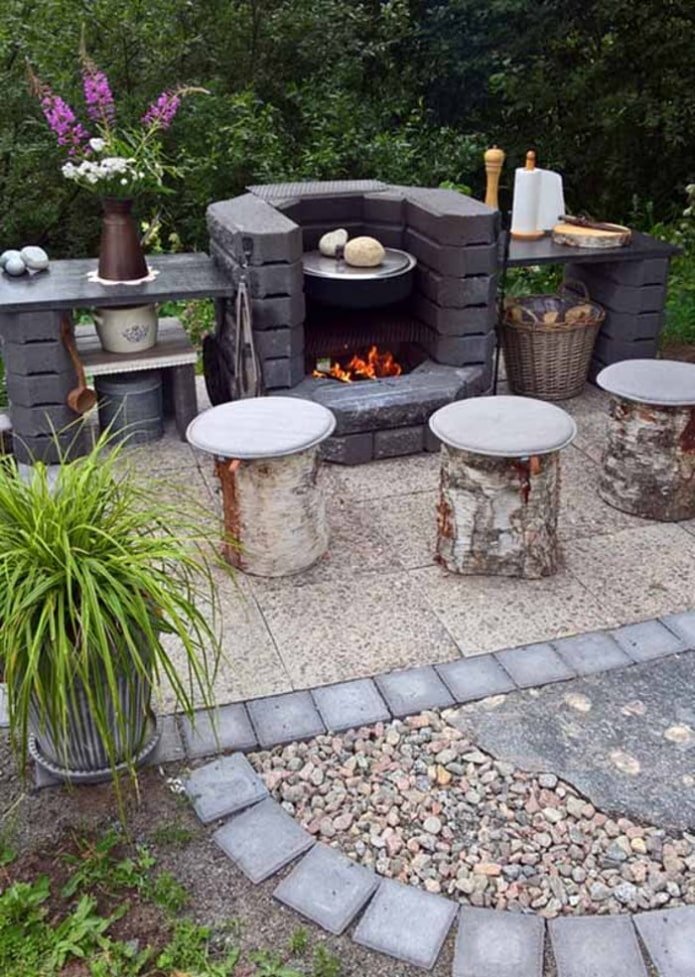 Area barbecue fai da te