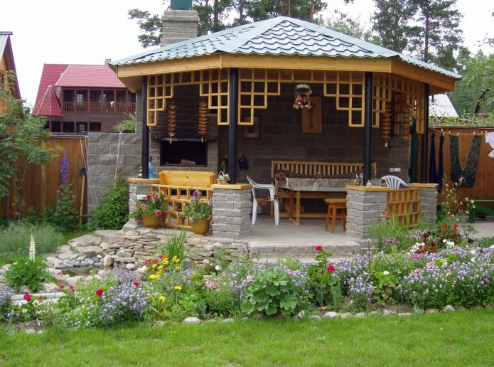 bellissimo gazebo coperto