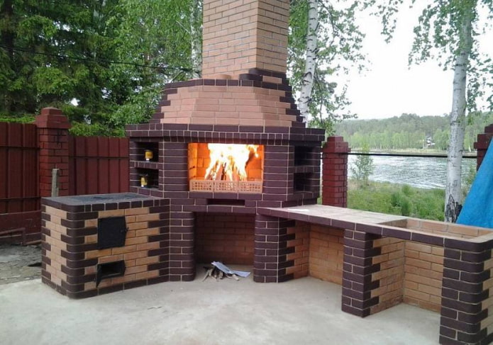 Barbecue ad angolo