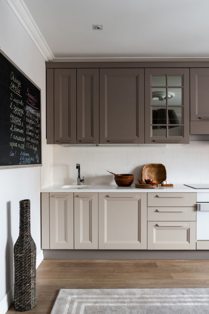 cucina opaca bicolore