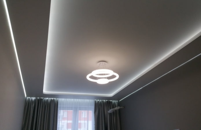 tessuto opaco con illuminazione interna