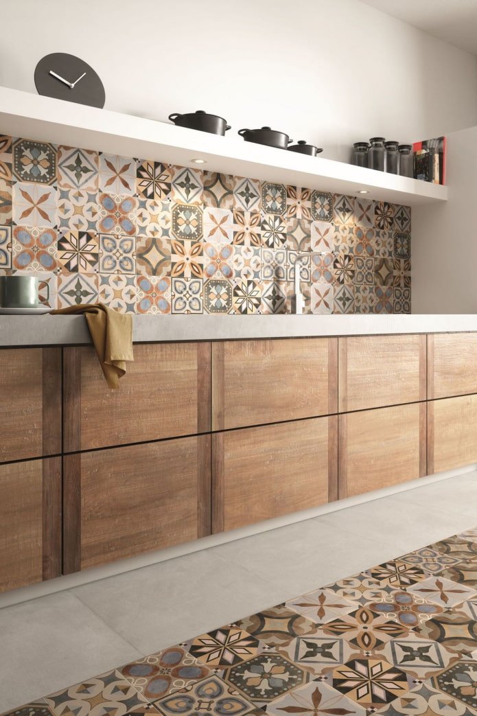 grembiule in mdf per la cucina