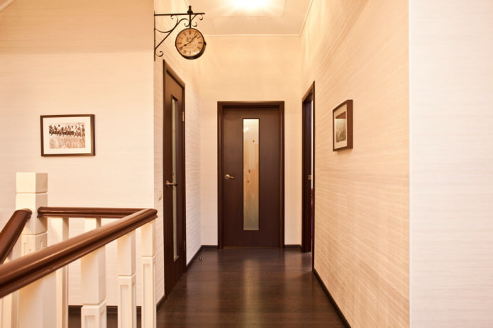 porte con inserti in vetro verticali