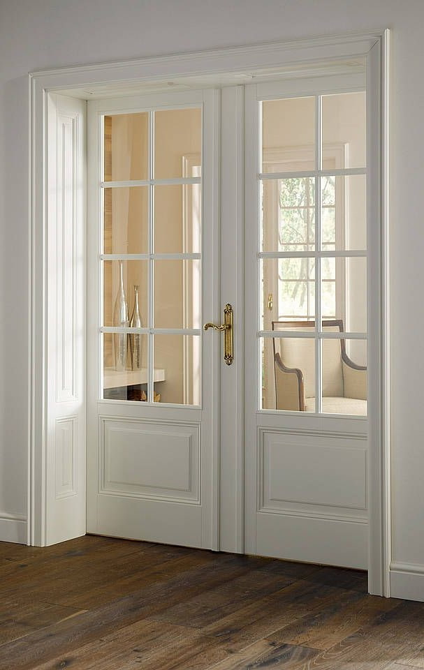 porte con vetro reticolato all'interno