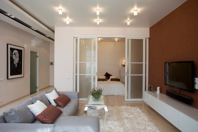 porta con vetri in stile moderno stile