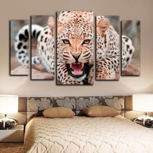 Quadri modulari per interni: 50 foto e idee moderne-6