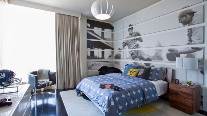Quadro modulare moderno per interni camera da letto