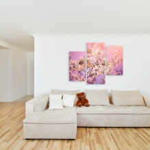 Quadri modulari per interni: 50 foto e idee moderne-8