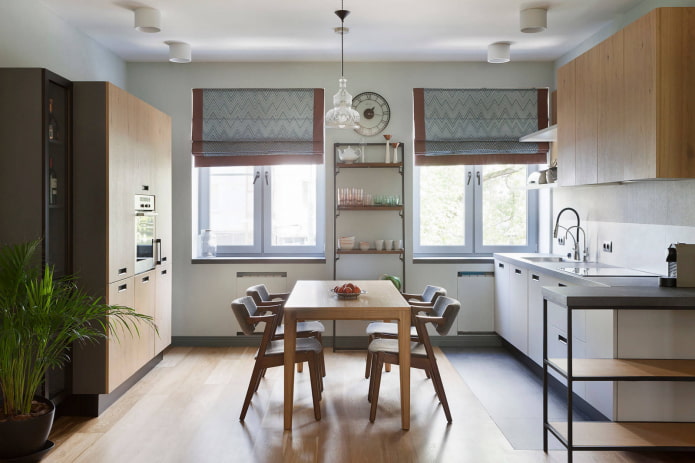 cucina a due file