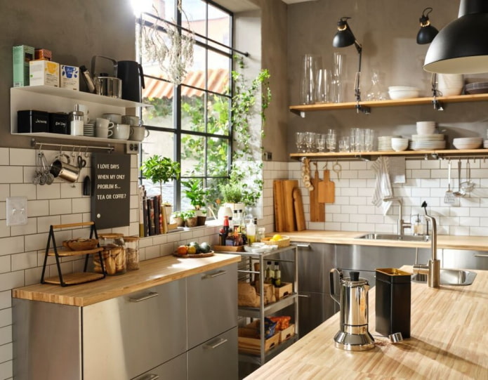 Set cucina modulare a U