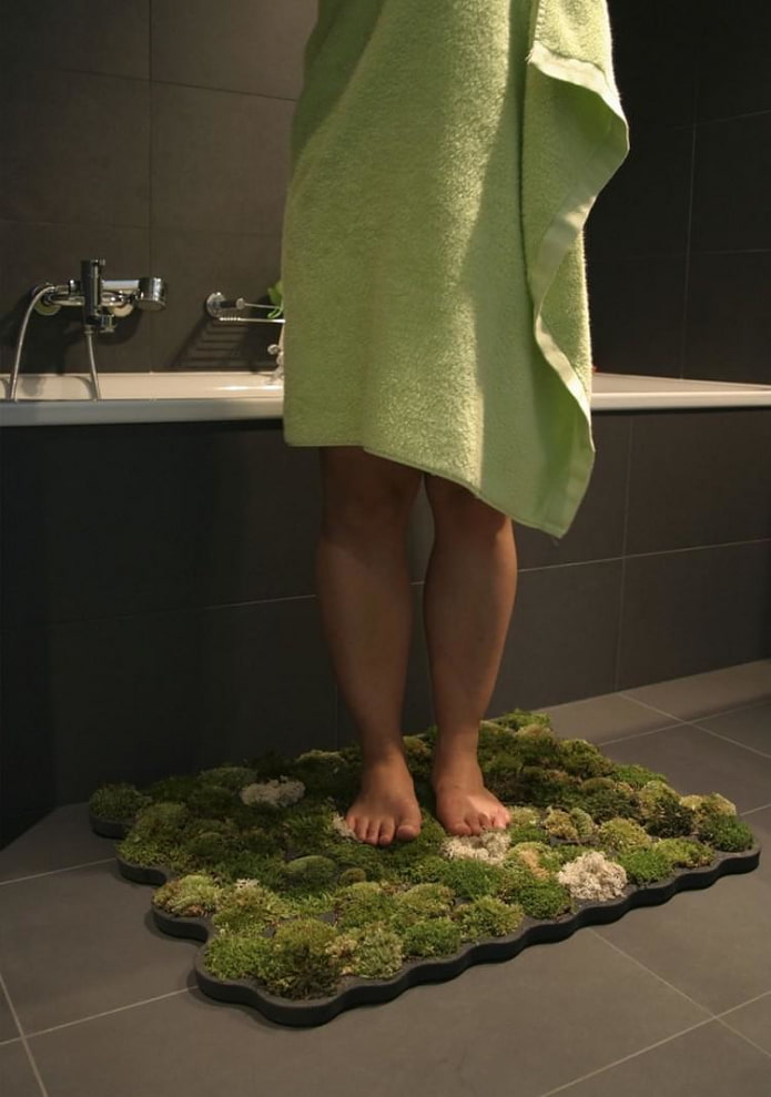 tappeto insolito per il bagno