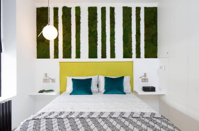 decorazione da parete sopra il letto
