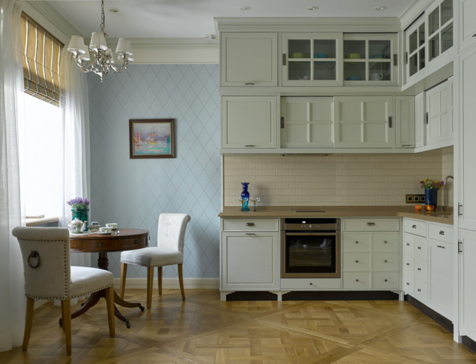 carta da parati lavabile in cucina