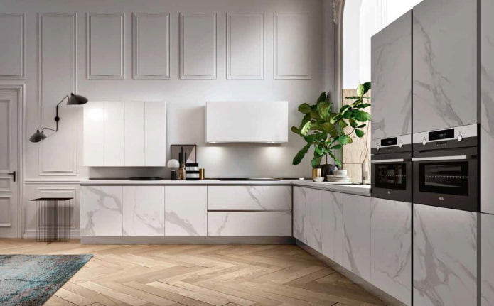 ante cucina in marmo