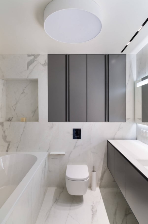 design moderno del bagno