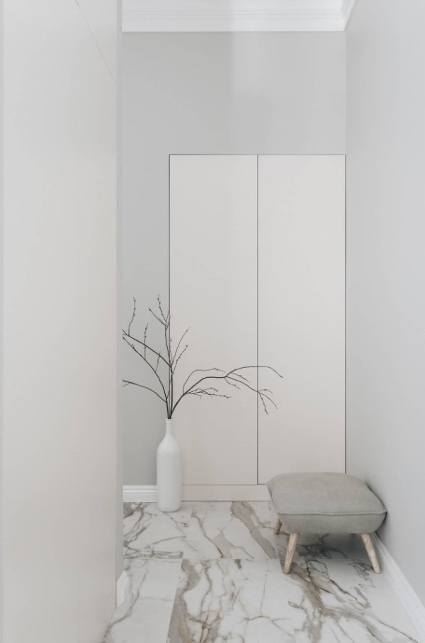 corridoio in stile minimalista