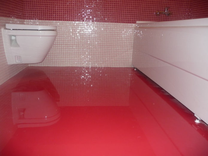 rivestimento per pavimenti lucido