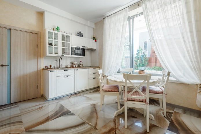 piastrelle per pavimenti in marmo negli interni