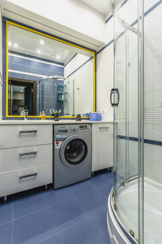 piastrelle blu per pavimenti all'interno
