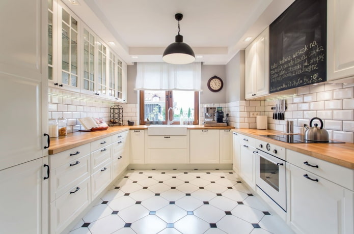 piastrelle per pavimenti in interni in stile scandinavo