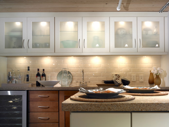 Illuminazione per mobili da cucina