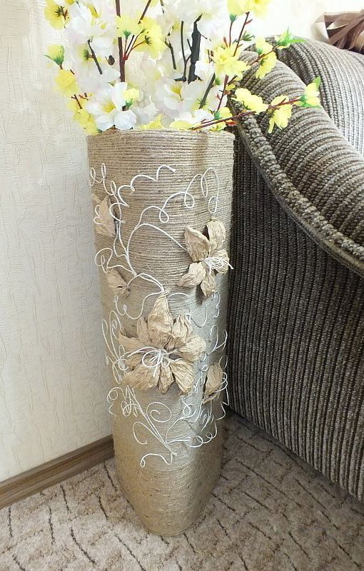 Decorazione vaso fai da te