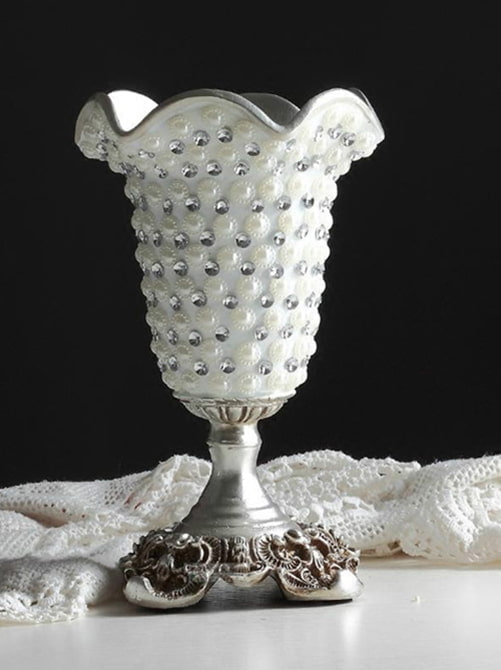 vaso con strass