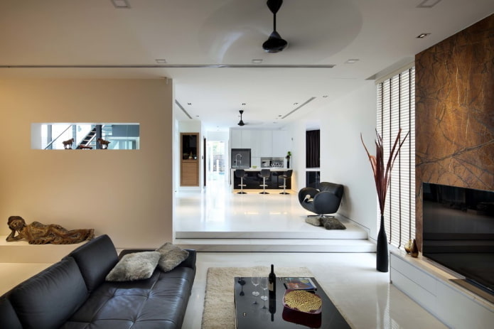 design moderno con un vaso da terra