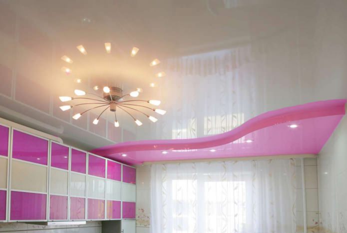 soffitto teso in cucina