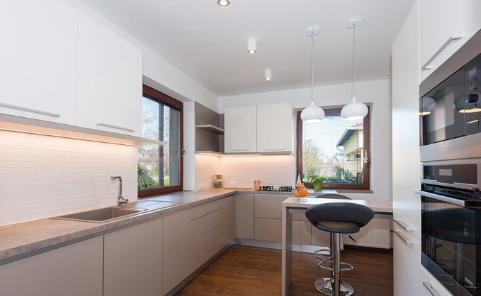 soffitto teso in cucina