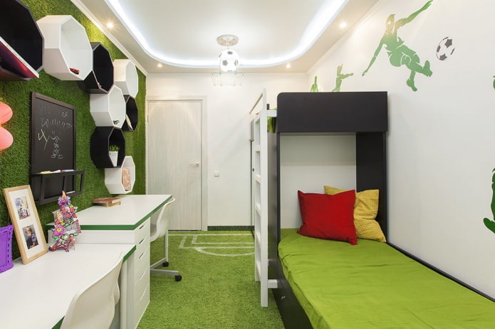 soffitto teso nella cameretta dei bambini (illuminazione)