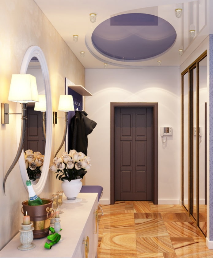 struttura del soffitto teso di forma rotonda
