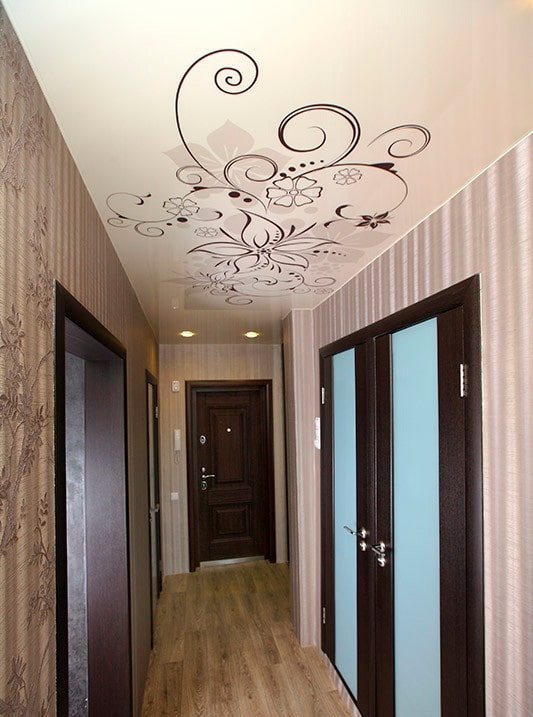 struttura del soffitto teso con motivo