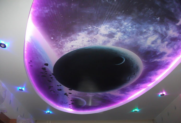 soffitto con immagine spaziale