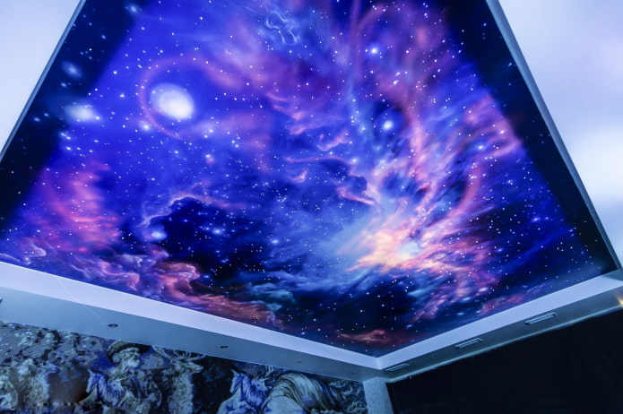 soffitto con immagine spaziale