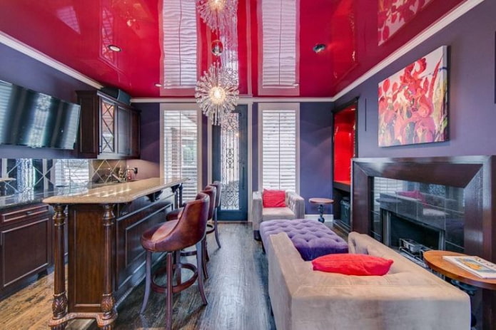 Soffitto rosso