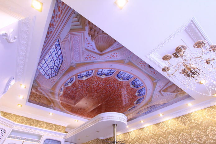 soffitto con stampa fotografica
