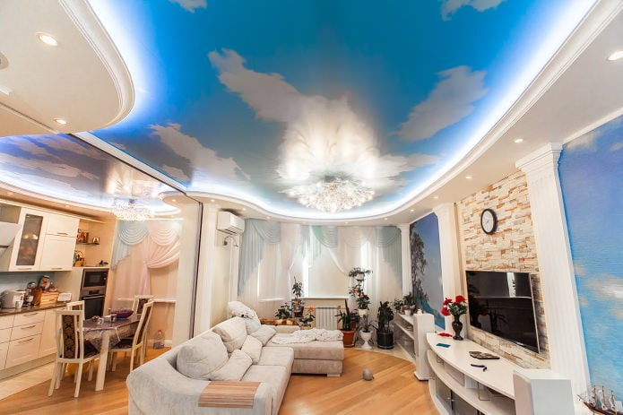 soffitto con retroilluminazione