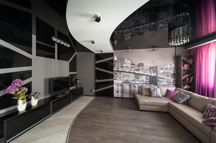 soffitto a due livelli