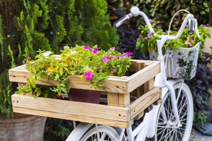 bicicletta come aiuola