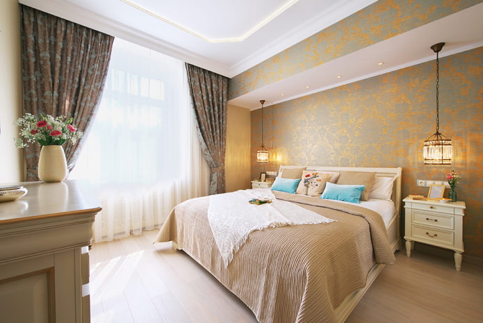 decorazione murale negli interni in stile neoclassico