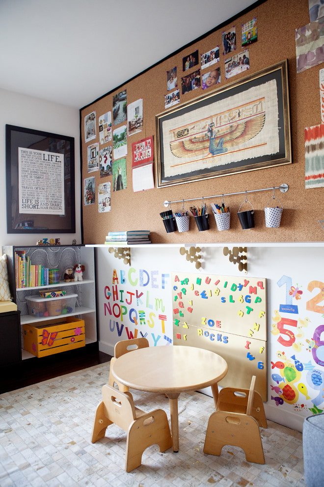 Decorazioni in sughero per bambini