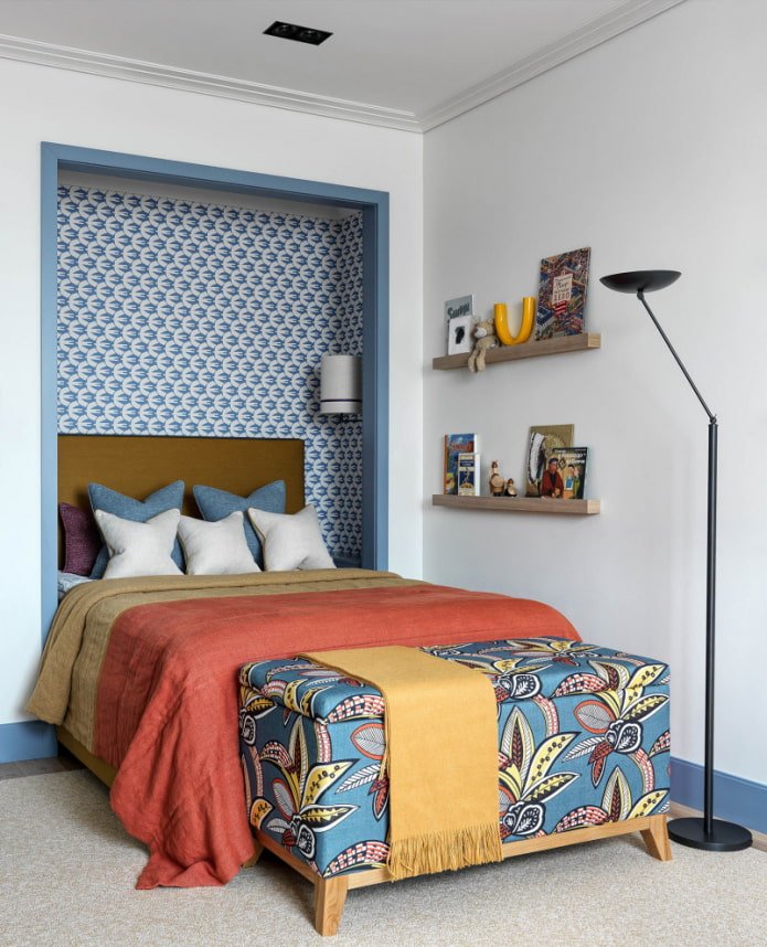 Letto in una nicchia