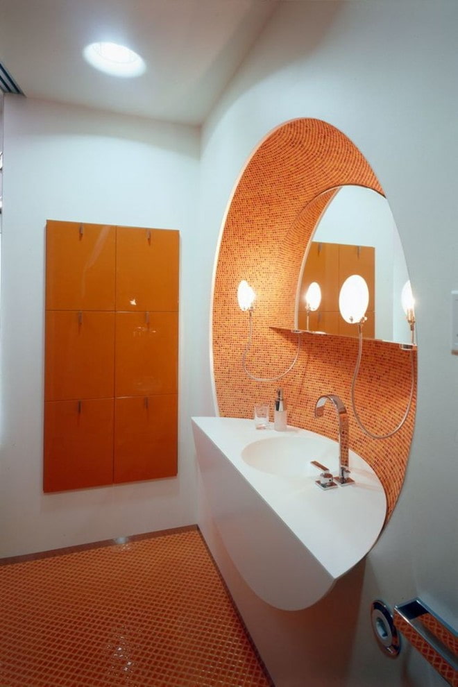 nicchia figurata nell'interno del bagno